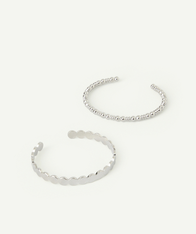 New collection Sub radius in - SET OF TWO SILVER-COLOURED BRACELETS FOR GIRLS