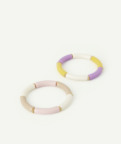 New collection Sub radius in - SET OF TWO GIRLS' BRACELETS WITH COLOURED BEADS