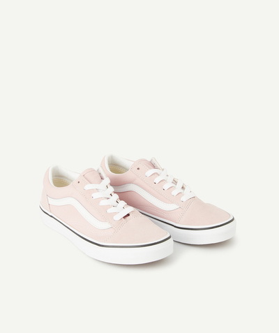 Shoes, booties radius - PAIR OF TEENS PINK LACE-UP OLD SKOOL TRAINERS