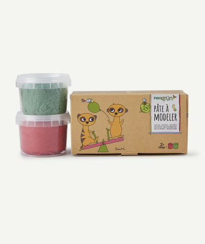 NEOGRUN®  radius - GREEN AND RED MODELLING CLAY FOR CHILDREN