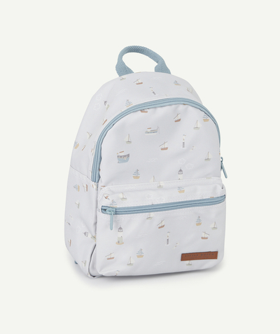 Sunny days Tao Categories - BLUE BOAT PRINT BACKPACK FOR BOYS