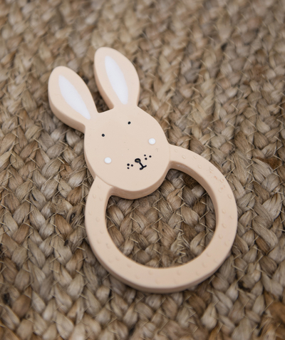 Early years Tao Categories - BABY'S NATURAL RUBBER RABBIT TEETHING RING