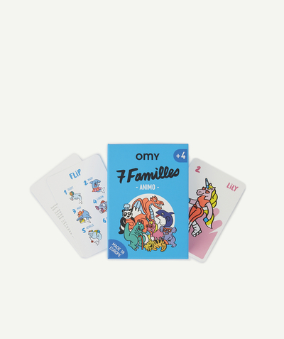 OMY ® Sección  - JUEGO DE CARTAS 7 FAMILIAS