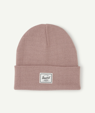 HERSCHEL ® Tao Categories - PINK MIXED KNIT BEANIE HAT WITH TURN-UP