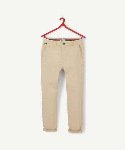 Special Occasion Collection Sub radius in - BEIGE CHINO TROUSERS IN RECYCLED FIBRES