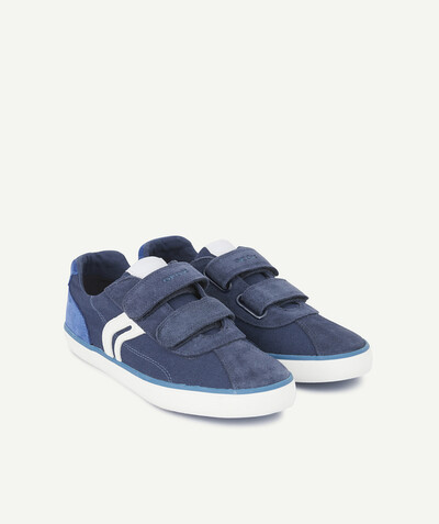 Shoes radius - BLUE TRAINERS IN SUEDE AND CANVAS