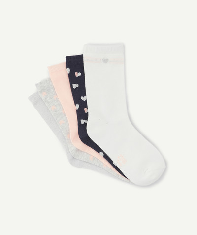 Low prices  radius - FIVE PAIRS OF PINK AND BLUE SPARKLING SOCKS