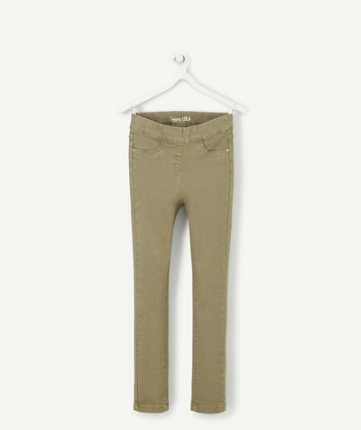 Spodnie - spodnie dresowe Rayon - TREGGINSY KHAKI