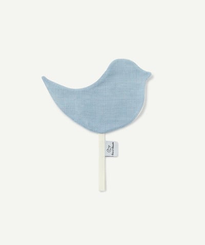 Bathing cap radius - PALE BLUE COTTON CHEESECLOTH SOFT TOY