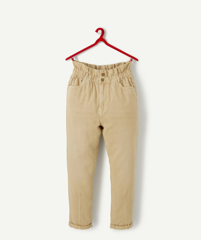 Collection hiver ado fille Sub radius in - LOOSE SLOUCHY TROUSERS IN SANDY WOVEN DENIM