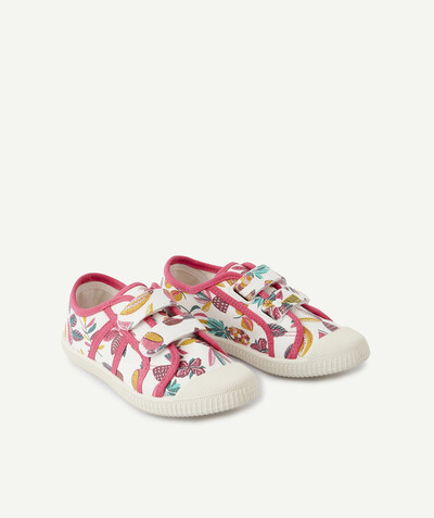 Shoes, booties radius - TROPICAL PRINT TRAINERS WITH SELF-GRIPPING BANDS