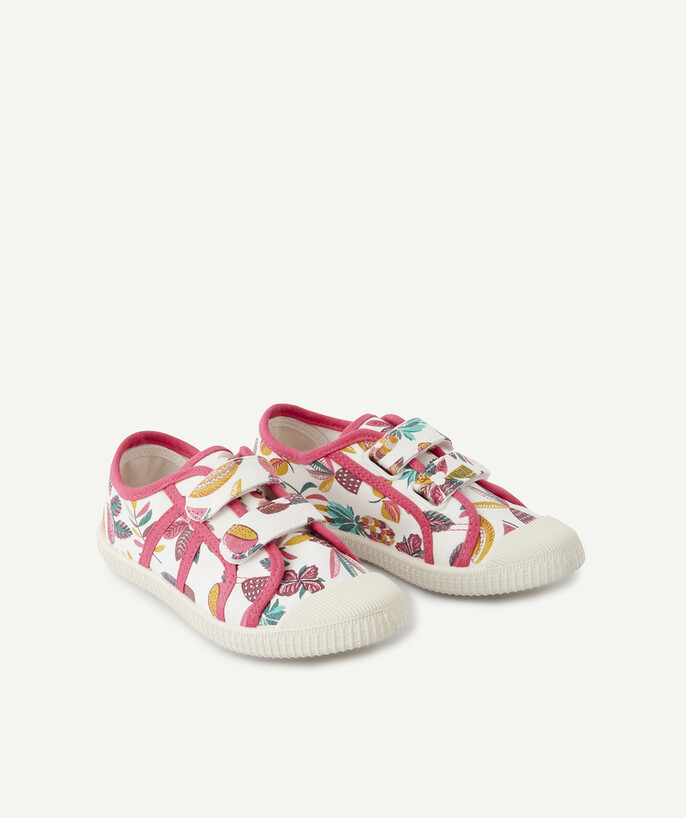 Private sales radius - TROPICAL PRINT TRAINERS WITH SELF-GRIPPING BANDS
