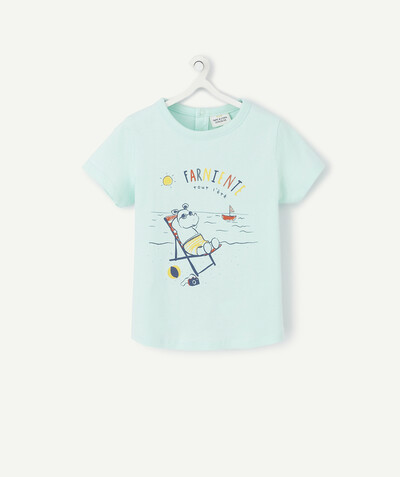 T-shirt Rayon - LE T-SHIRT VERT D'EAU EN COTON BIOLOGIQUE