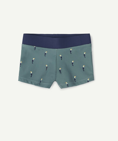 Beach Collection radius - TOUCAN SWIMMING BOXERS IN RECYCLED FIBRES