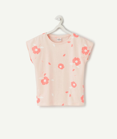 T-shirt Rayon - LE T-SHIRT ROSE EN COTON BIOLOGIQUE IMPRIMÉ FLUO