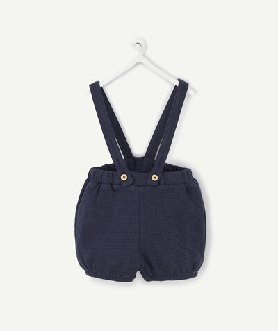Trousers - Leggings - Bloomer radius - NAVY BLUE BLOOMERS IN ORGANIC COTTON WITH STRAPS