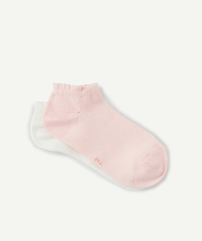 Sportswear Sub radius in - TWO PAIRS OF WHITE AND PINK FRILLY SOCKS