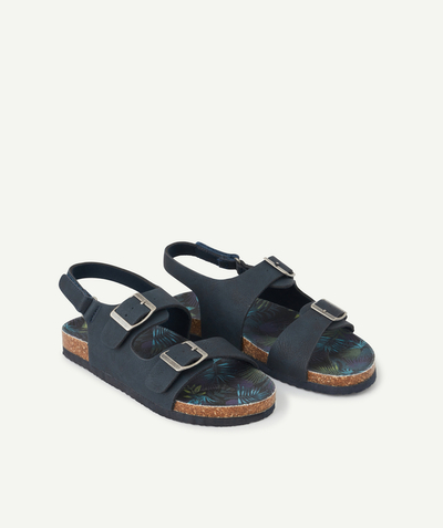 Sandals - moccasins radius - TROPICAL PRINT BLUE SANDALS