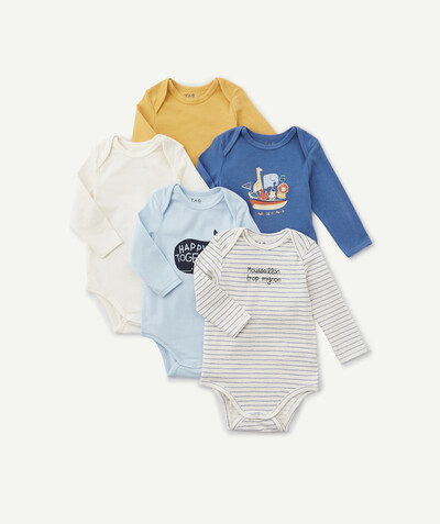 All collection radius - FIVE OCEAN THEMED BODYSUITS IN ORGANIC COTTON