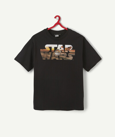 T-shirt Sub radius in - BLACK STAR WARS T-SHIRT IN ORGANIC COTTON