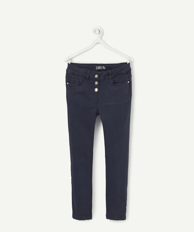 Trousers size + radius - SIZE+ NAVY BLUE SKINNY TROUSERS