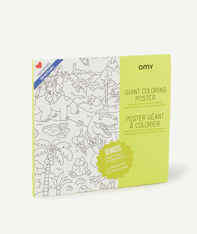 OMY ® Categories Tao - LE COLORIAGE XXL DINOSAURES