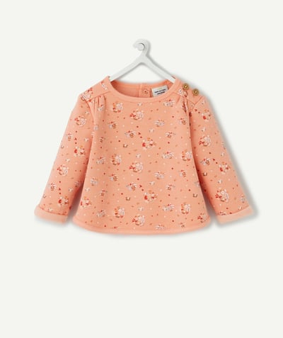 Knitwear - Sweater Sección  - SUDADERA DE FELPA NARANJA DE FLORES