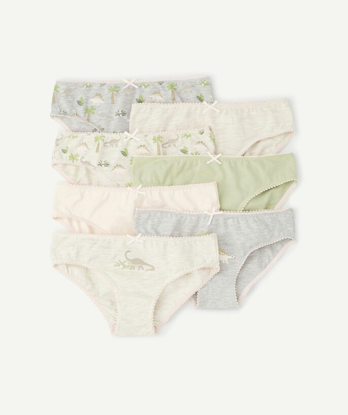 Low prices  radius - PACK OF SEVEN PAIRS OF DINOSAUR PANTS IN ORGANIC COTTON