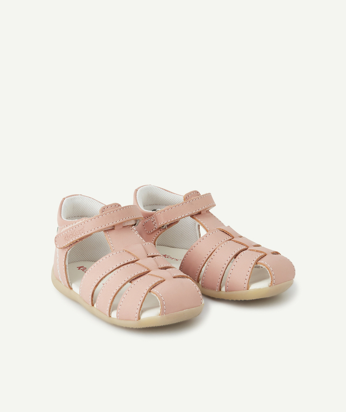 Shoes, booties radius - FIRST STEPS SANDALS IN PINK LEATHER