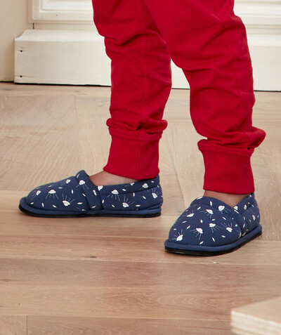 Shoes, booties radius - BLUE BOOTIES WITH A FLYING SAUCER DESIGN