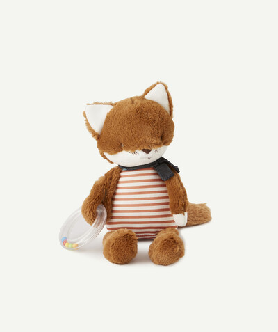 Baby-boy radius - BEAUTIFULLY SOFT FOX SOFT TOY WITH A RATTLE