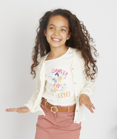 Low prices  radius - LACY BUTTONED JACKET IN A WHITE KNIT
