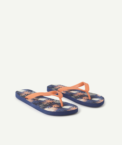 Low prices radius - NAVY BLUE FLIP-FLOPS WITH A FLUORESCENT PRINT