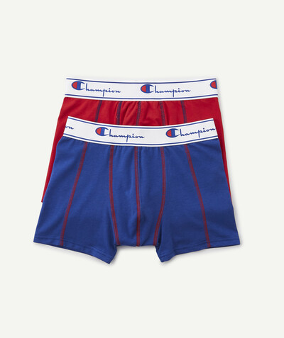 New collection Sub radius in - TWO PAIRS OF RED AND BLUE BOXERS