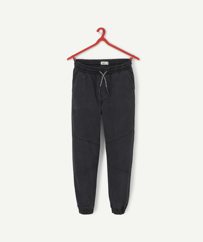 Warm and stylish radius - NAVY CARGO TROUSERS WITH AN ORANGE CORD