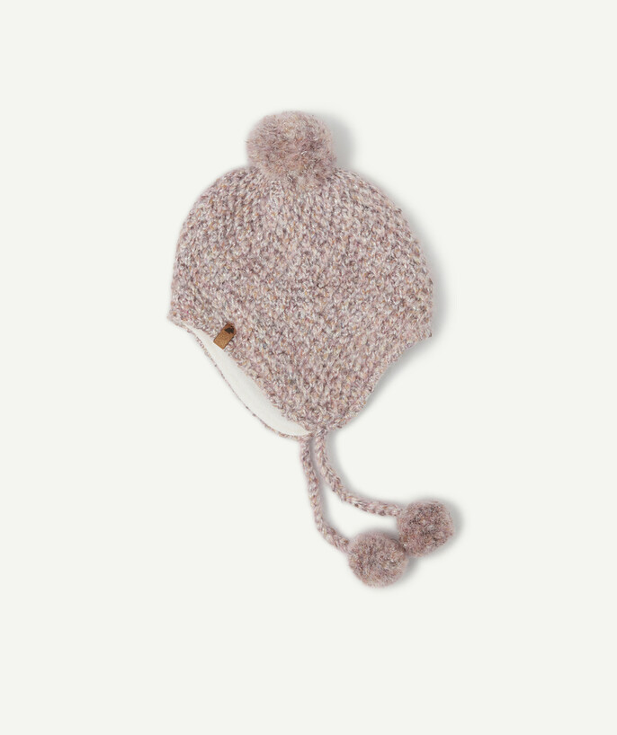 Accessories radius - PERUVIAN HAT IN RECYCLED FIBRES IN SHADES OF PINK