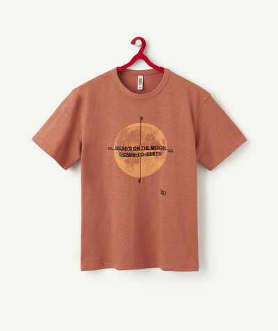 T-shirt Onderafdeling,Onderafdeling - ORANJE T-SHIRT MET AFBEELDING