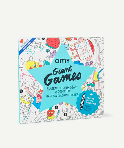 OMY ® radius - COLOURING GAMES, POSTER AND FIVE-COLOUR PENCIL