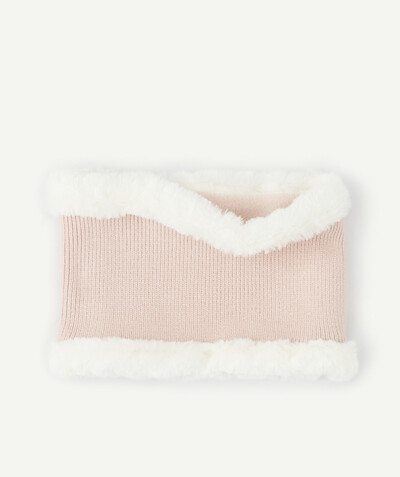 Accessories radius - PINK AND WHITE FAUX FUR SNOOD