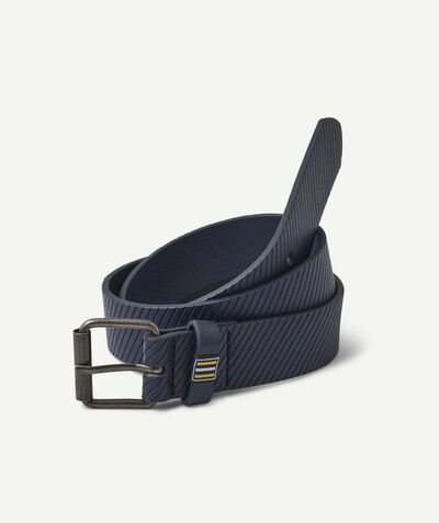Belts - Braces - Bow ties radius - BLUE IMITATION LEATHER BELT
