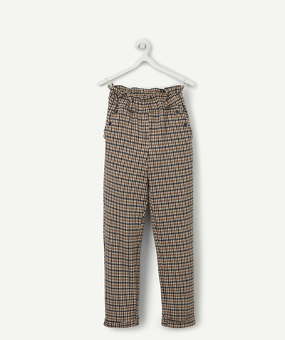 BOTTOMS radius - GIRLS' CARROT TROUSERS WITH BUTTONS