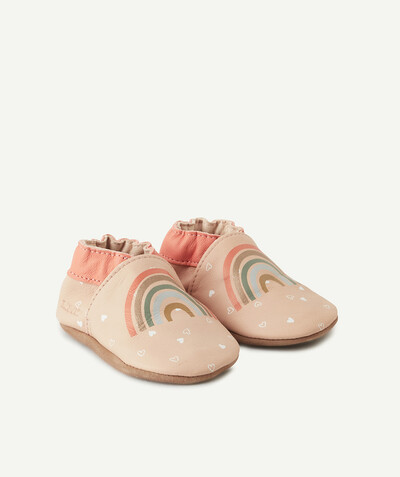 Baby-girl radius - ROBEEZ® - SIMPLE COLORS VEGETABLE TANNED SLIPPERS