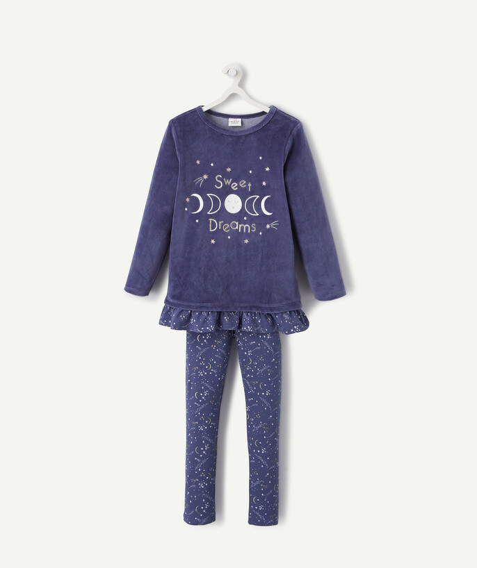 Low prices  radius - BLUE PYJAMAS WITH A MESSAGE AND SEQUINNED DESIGNS