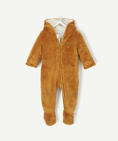 Outlet radius - BROWN ONESIE WITH STAG'S EARS