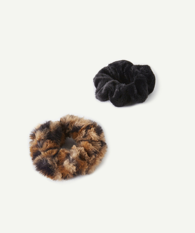 Sales Sub radius in - SET OF TWO FURRY SCRUNCHIES FOR GIRLS