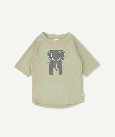 Beach Collection Afdeling,Afdeling - OLIFANT GROEN T-SHIRT ANTI-UV BABY