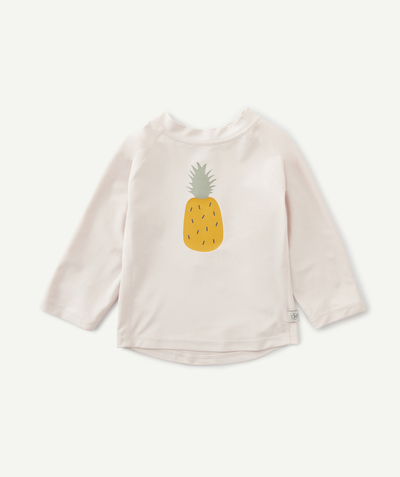 Collection Plage Rayon - LÄSSIG® - T-SHIRT MANCHES LONGUES ANTI-UV ANANAS BÉBÉ FILLE