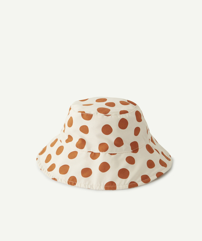 Baby-girl radius - BABY GIRLS' REVERSIBLE SPOTTED ANTI-UV HAT