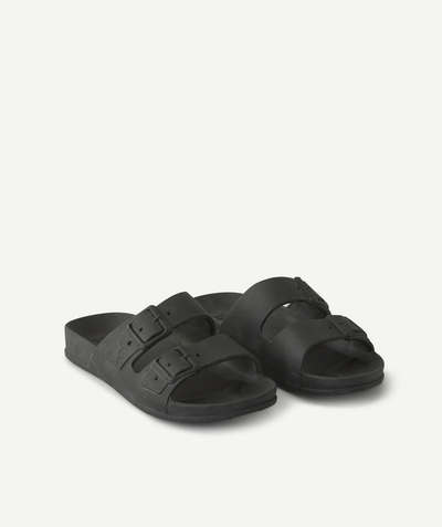 Sandals - moccasins radius - - BLACK SCENTED SANDALS FOR CHILDREN