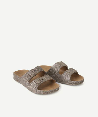 CACATOES® radius - - SPARKLING SILVER SANDALS FOR GIRLS
